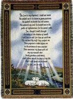 23rd Psalm Tapestry Throws
